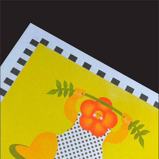 Risograph Print: Fresha