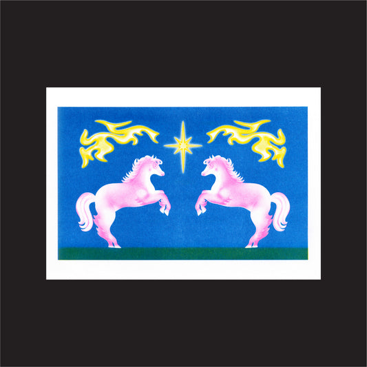 Risograph Print: Follow Your North Star