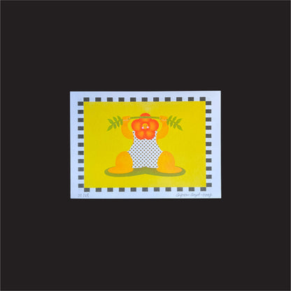 Risograph Print: Fresha