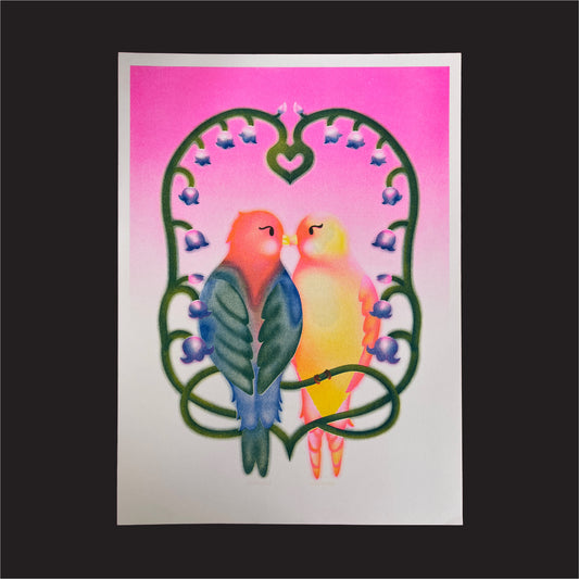 Risograph Print: Lover