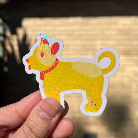Poppy the Puppy Sticker