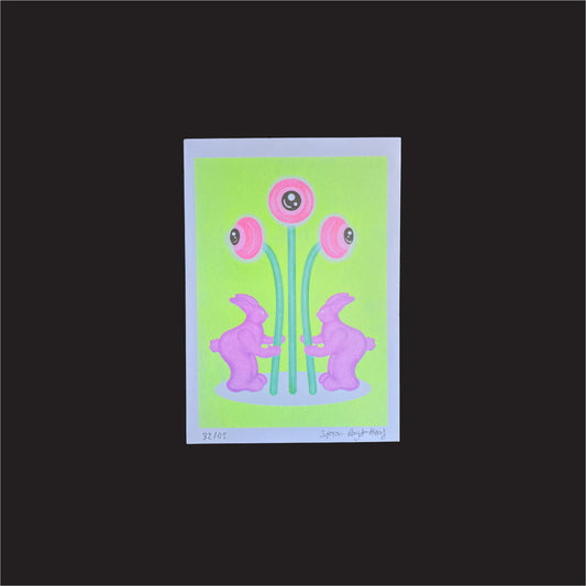 Risograph Print: Stay Curious