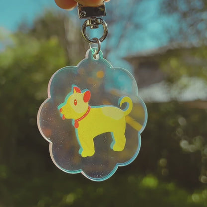 Poppy the Puppy Keychain